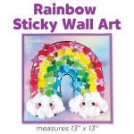 Sticky Wall Art - Rainbow - Image 2