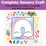 Sticky Wall Art - Rainbow - Image 3