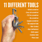 The Fix Is In Screwdriver Multi-tool & Carabiner - Image 3