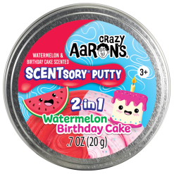 Watermelon and Birthday Cake Thinking Putty - Scentsory Series-by-Crazy Aaron's Putty World