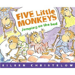 Five Little Monkeys Jumping on the Bed Board Book-by-Harper Collins