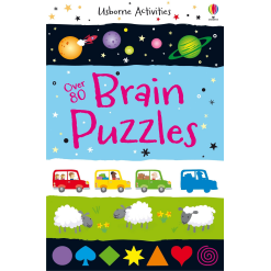 Over 80 Brain Puzzles-by-Usborne