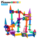 PicassoTiles 150 Piece Marble Run Building Blocks Set - Image 3