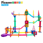 PicassoTiles 150 Piece Marble Run Building Blocks Set - Image 4