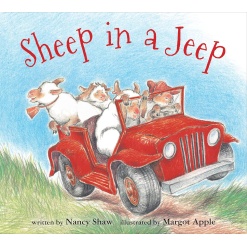 Sheep in a Jeep Board Book-by-Harper Collins