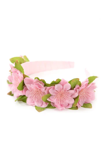 Blush Flower Headband Blush Flower Headband-by-Little Adventures