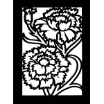 Flowers Stained Glass Coloring Book - Image 3