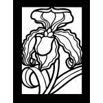 Flowers Stained Glass Coloring Book - Image 5