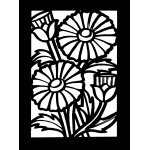 Flowers Stained Glass Coloring Book - Image 7