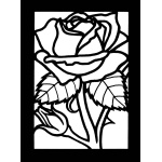 Flowers Stained Glass Coloring Book - Image 8