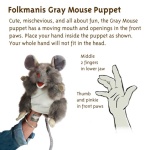 Gray Mouse Puppet - Image 3
