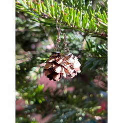 Pinecone Earrings-by-Sageware Fashion