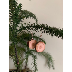 Tree Ring Earrings-by-Sageware Fashion