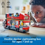 City Red Double-Decker Sightseeing Bus - Image 2