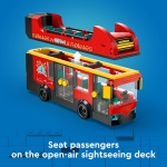 City Red Double-Decker Sightseeing Bus - Image 3