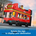City Red Double-Decker Sightseeing Bus - Image 4