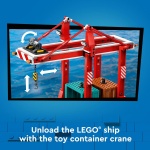 City Seaside Harbor with Cargo Ship - Image 4