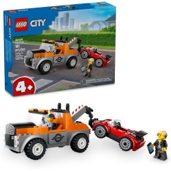 City Tow Truck and Sports Car Repair-by-Lego
