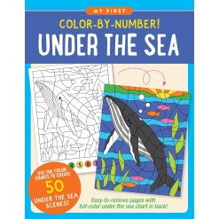 Color-By-Number! Under The Sea-by-Peter Pauper Press