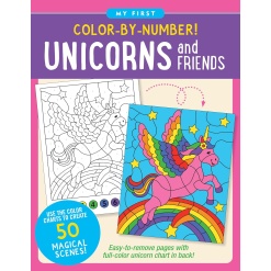 Color-By-Number! Unicorns and Friends-by-Peter Pauper Press