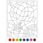 Color-By-Number! Unicorns and Friends - Image 6