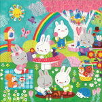 Garden Bunnies 25pc Floor Puzzle - Image 2