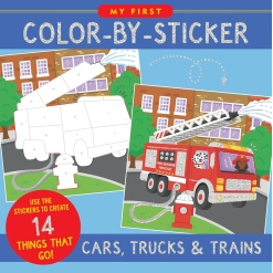 My First Color-By-Sticker Book - Cars