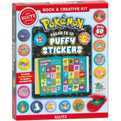 Pokémon  Color-in 3D Stickers-by-Klutz