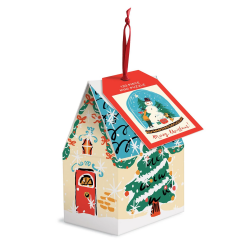 Snow Globe 130pc Puzzle Ornament-by-Galison