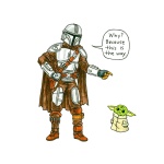 The Mandalorian and Child - Image 5