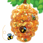 Honey Hive Thinking Putty - Image 3