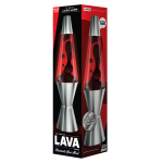 14.5" Chrome Plated Crimson Lava Lamp - Image 2