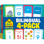 Bilingual Flash Cards (4-Pack)-by-School Zone