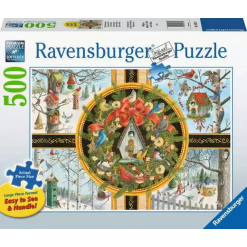 Christmas Songbirds 500pc Puzzle-by-Ravensburger