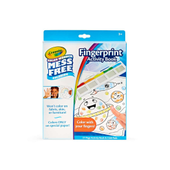 Color Wonder Mess Free Finger Painting Activity Book-by-Crayola