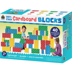 Easy-Stack Cardboard Blocks (40-Piece Set)-by-Teacher Created Resources