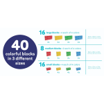 Easy-Stack Cardboard Blocks (40-Piece Set) - Image 4