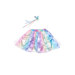 Enchanted Unicorn Skirt & Wand Set-by-Great Pretenders