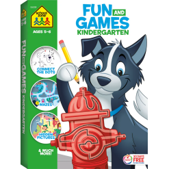Fun & Games Kindergarten Workbook-by-School Zone
