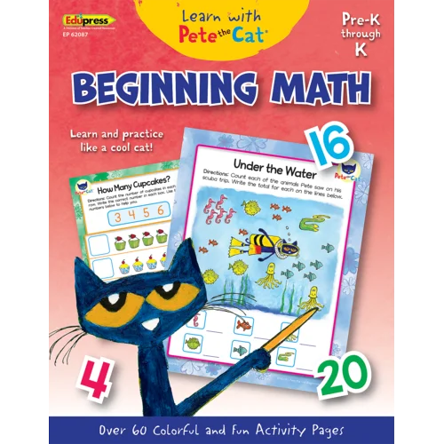 Learn with Pete the Cat: Beginning Math Learn with Pete the Cat: Beginning Math-by-Teacher Created Resources