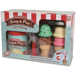 Magnetic Scoop and Play Ice Cream Set-by-Popular Playthings