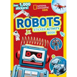 National Geographic Kids Robots Sticker Activity Book-by-National Geographic