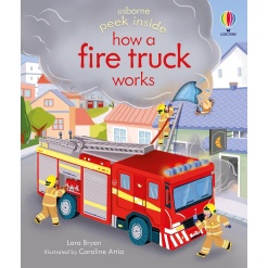 Peek Inside how a Fire Truck works-by-Usborne