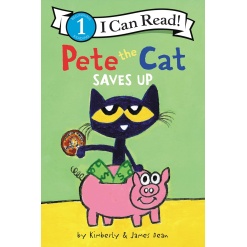 Pete the Cat Saves Up (I Can Read Level 1)-by-Harper Collins