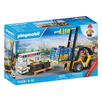 Playmobil Forklift Truck with Cargo-by-Playmobil