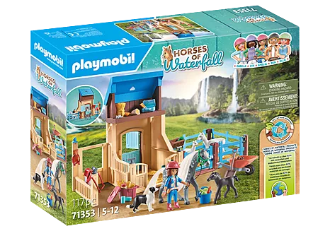 Playmobil Horse Stall with Amelia and Whisper Playmobil Horse Stall with Amelia and Whisper-by-Playmobil