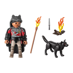 Playmobil Warrior with Wolf - Image 2