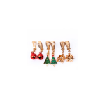 Snowman Pierced & Clip On Earrings - Image 2
