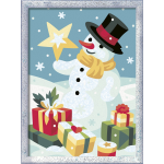 Spectacular Snowman Paint by Number - Image 2