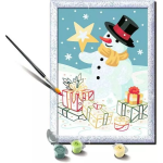 Spectacular Snowman Paint by Number - Image 3